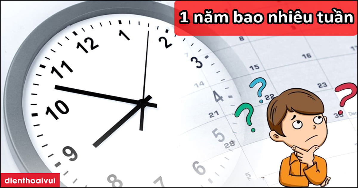 1 năm có bao nhiêu tuần?