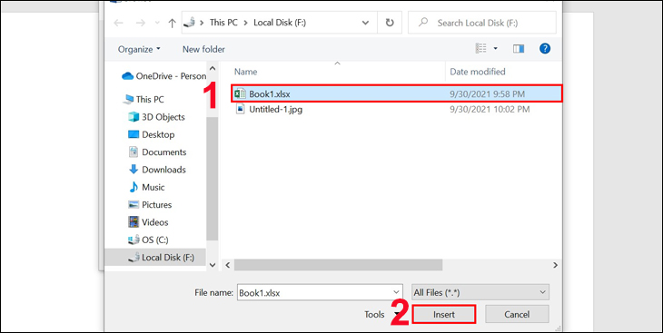 Cách đính kèm, chèn file PDF, Word, PowerPoint vào Excel dễ dàng nhất