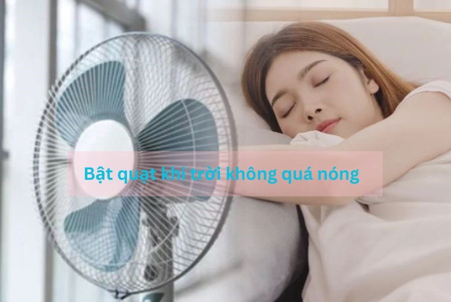 Gia đình có thể dùng quạt khi trời không quá nóng để tiết kiệm điện năng. Ảnh: Minh Huy
