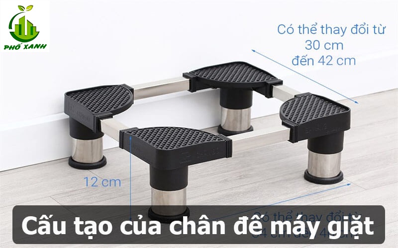 Cấu tạo của chân đế máy giặt