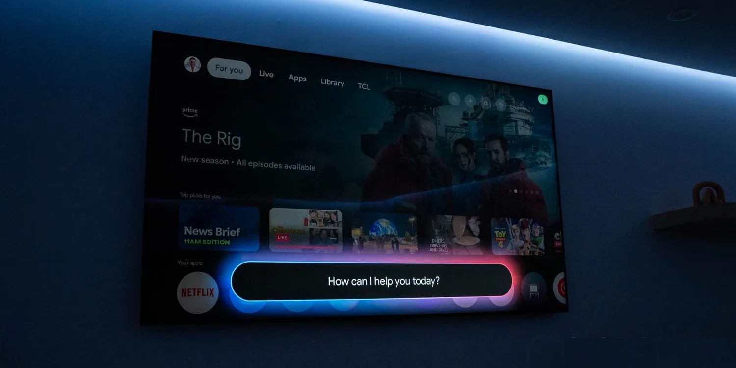 Gemini se duoc tich hop tren Google TV