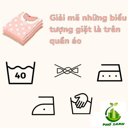 ký hiệu quần áo không giặt máy Điện lạnh Phố Xanh