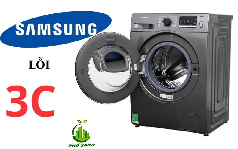 Lỗi 3C máy giặt Samsung - Nguyên nhân, cách khắc phục hiệu quả tại nhà 