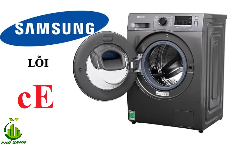 Lỗi cE máy giặt Samsung - Nguyên nhân, cách sửa tại nhà & Dịch vụ sửa chữa tận nơi