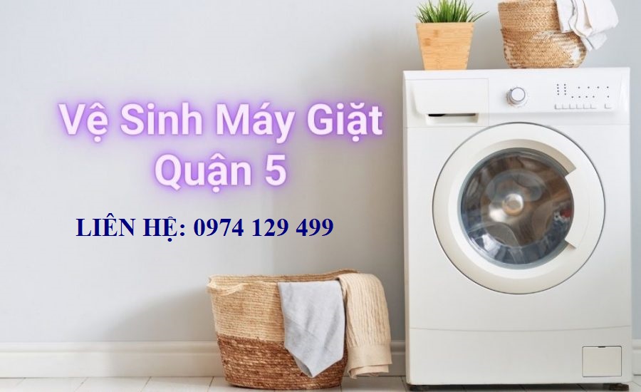 Vệ sinh máy giặt chung cư Quận 5