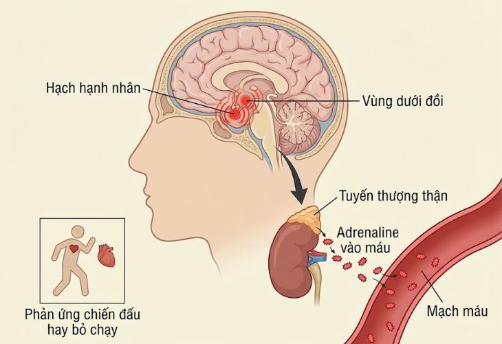 Cơ chế giải phóng Adrenaline của cơ thể