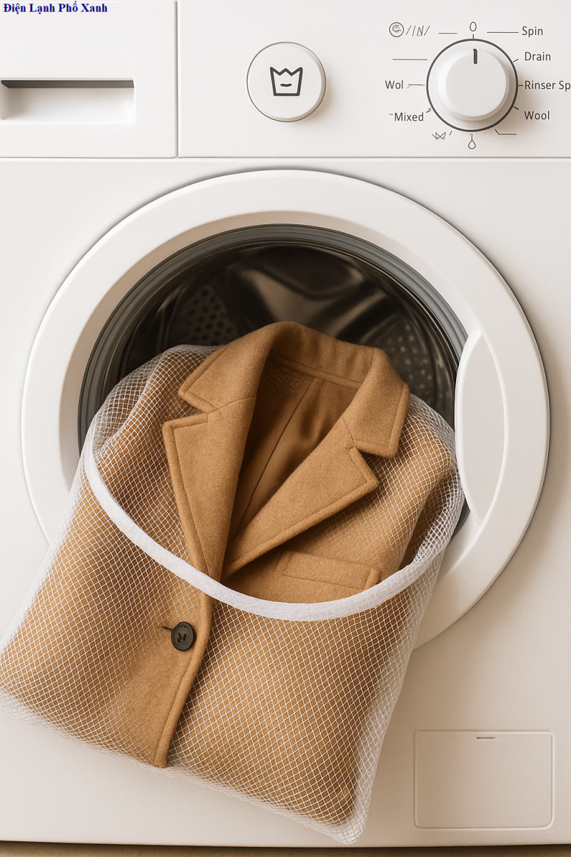 áo dạ có giặt máy giặt được không Điện lạnh Phố Xanh