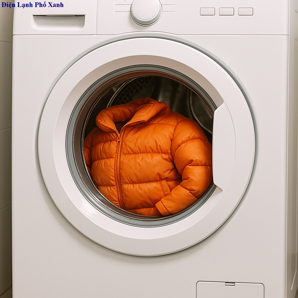 áo phao có giặt máy được không Điện lạnh Phố Xanh