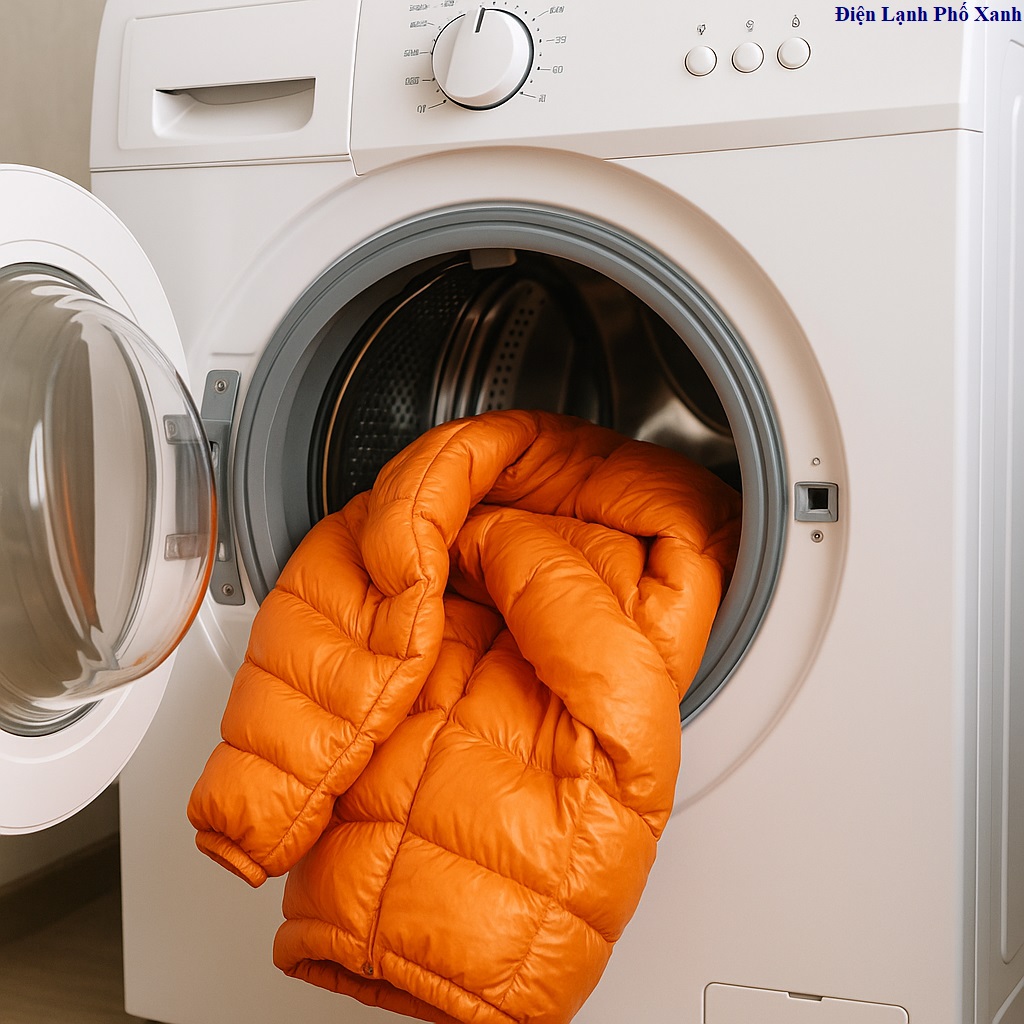 áo phao lông vũ có giặt máy được không Điện lạnh Phố Xanh