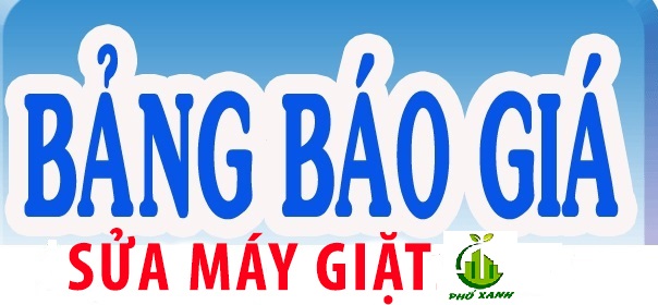 bảng giá sửa máy giặt