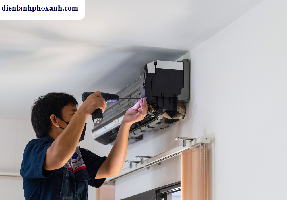 Sửa máy lạnh quận 6 - Điện lạnh Phố Xanh