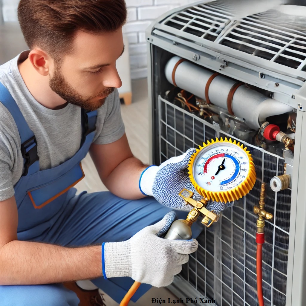 Bơm gas máy lạnh