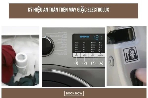Cảnh báo an toàn trên máy giặt khi dùng