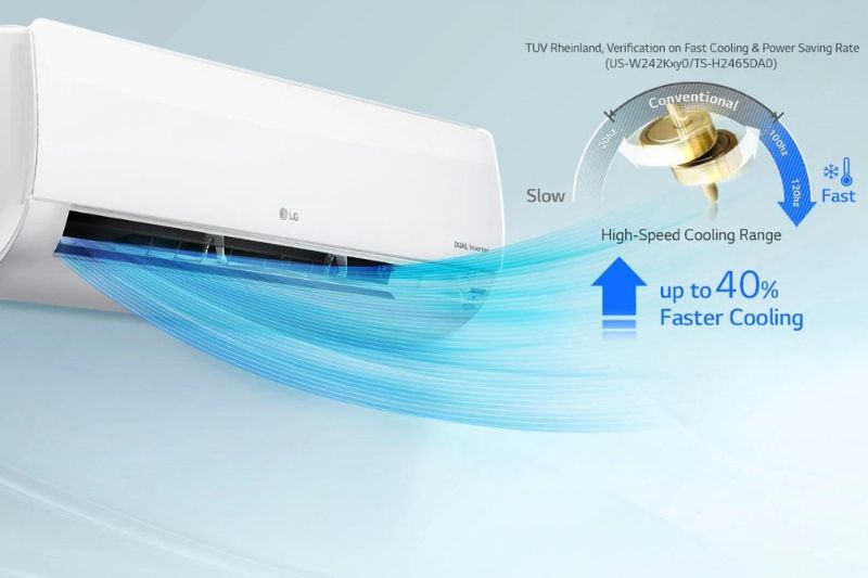 cách dùng chế độ tiết kiệm điện máy lạnh LG