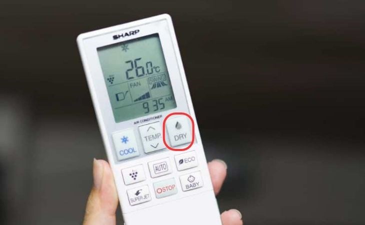 Chế độ Dry được nhiều người sử dụng để xua đuổi muỗi