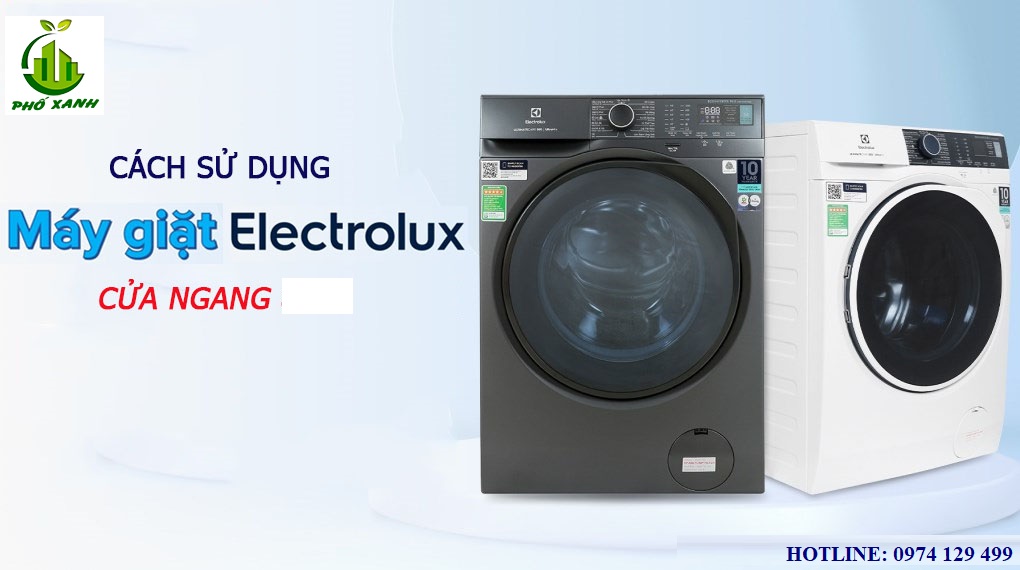 Cách sử dụng máy giặt electrolux