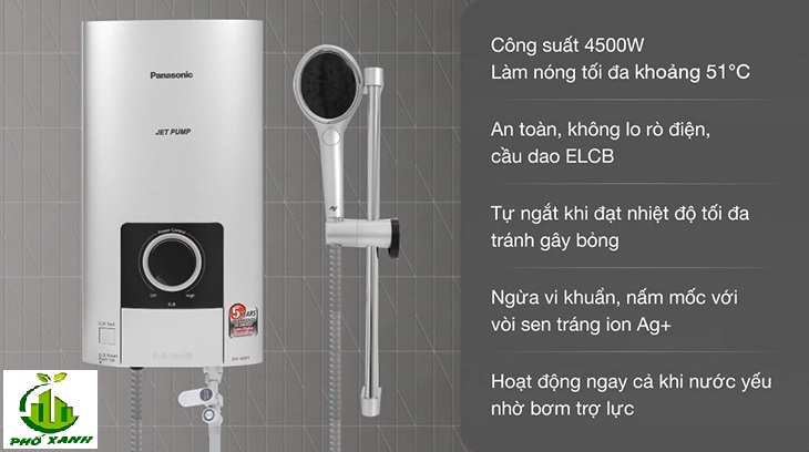 Sửa máy nước nóng Panasonic quá tải