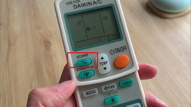 Chế độ ECONO trên máy lạnh giúp tiết kiệm điện năng hiệu quả