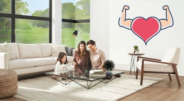 Chế độ Fan giữ cho không khí trong phòng không quá lạnh, điều này giúp bảo vệ cho sức khỏe người dùng, đặc biệt là khi nhà có trẻ em