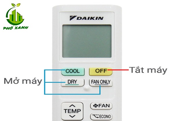 Chế độ Fan Only của máy lạnh Daikin có tốn điện không?