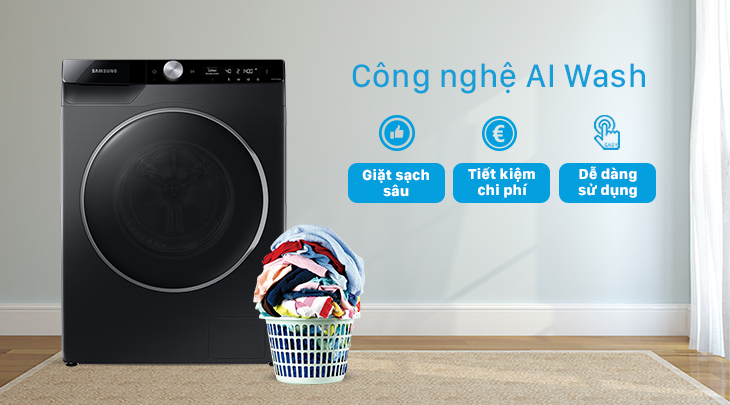 Công nghệ AI Wash trên máy giặt Samsung là gì?