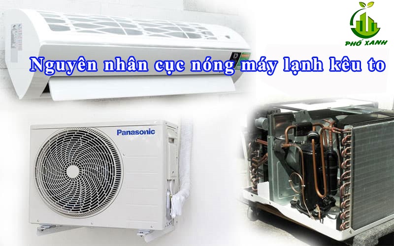 Cục nóng điều hòa kêu to 