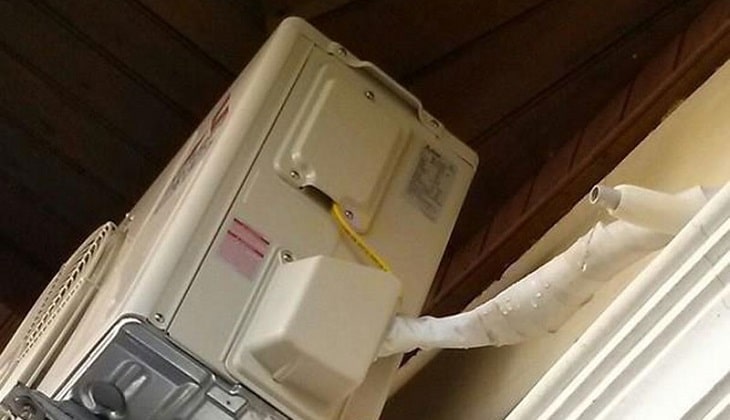 Cục nóng máy lạnh bị chảy nước 