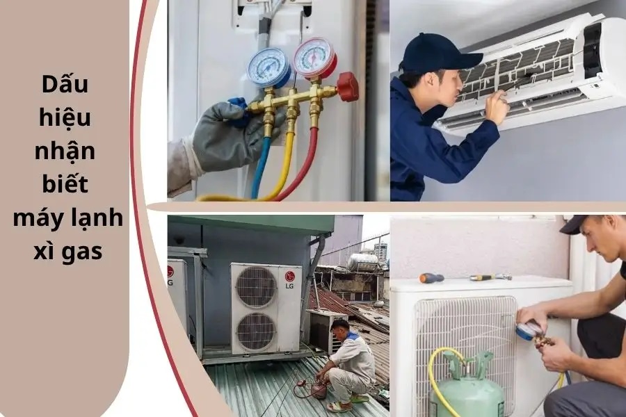 Dấu hiệu nhận biết máy lạnh bị xì gas