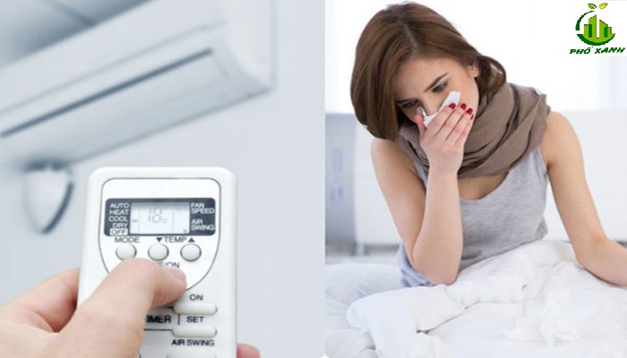 Mở nhiệt độ máy lạnh thấp vừa tốn điện vừa dễ bị cảm lạnh