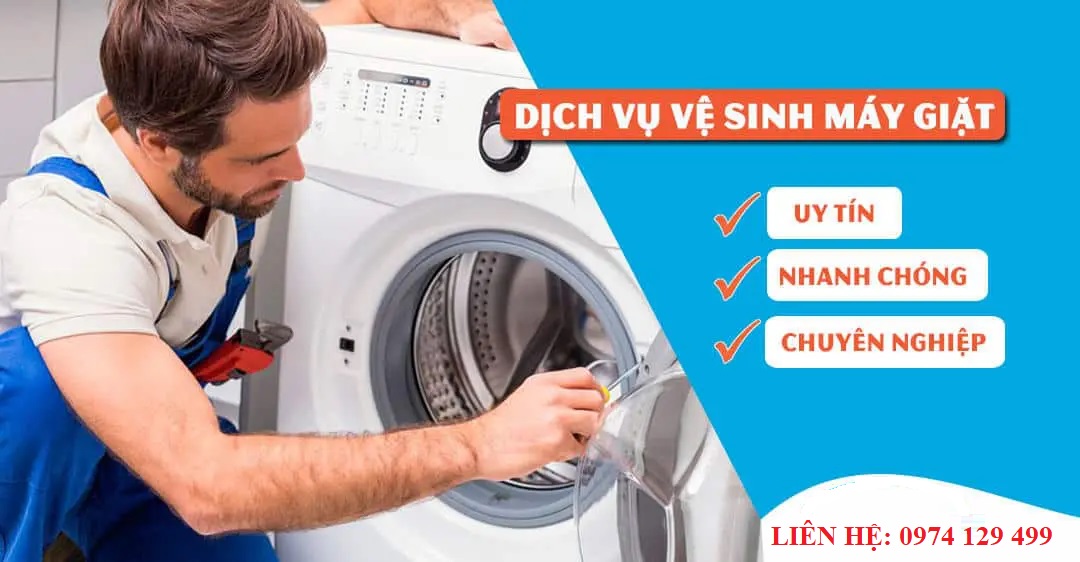 Vệ sinh máy giặt cửa trên - cửa ngang tại TP HCM
