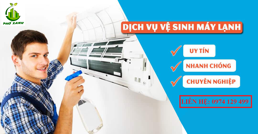Vệ sinh máy lạnh chuyên nghiệp, giá tốt chỉ có tại Điện lạnh Phố Xanh