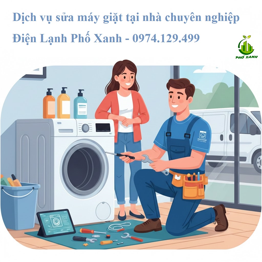 Dịch vụ sửa máy giặt tại nhà chuyên nghiệp