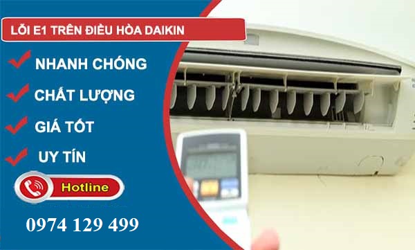 Cách xử lý Lỗi E1 máy lạnh Daikin