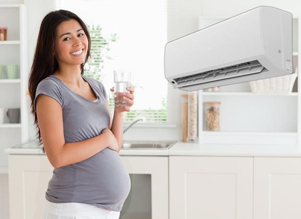 Cách sử dụng máy lạnh cho phụ nữ mang thai an toàn & hiệu quả