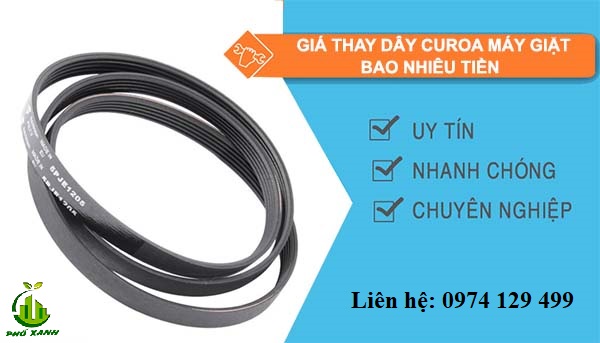 Thay dây curoa máy giặt bao nhiêu tiền?