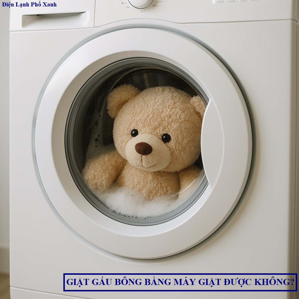 giặt gấu bông bằng máy giặt được không Điện lạnh Phố Xanh