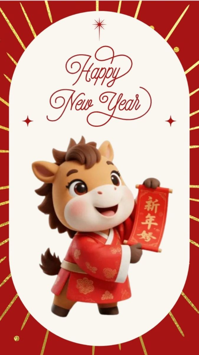 Hình nền Tết 2026 cute với linh vật năm mới, lì xì, bánh chưng chibi pastel dễ thương, mang năng lượng tích cực