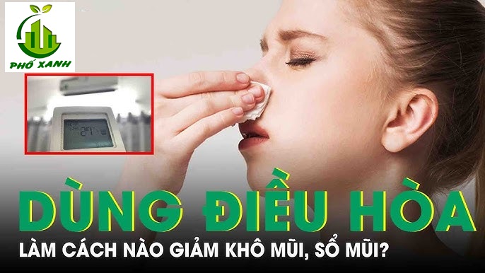 Vì sao nằm máy lạnh hay bị nghẹt mũi, khô họng và cách khắc phục
