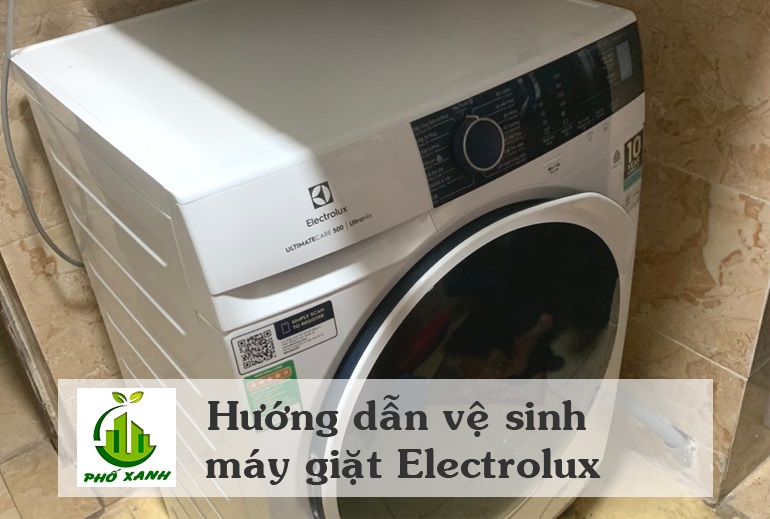 Vệ sinh máy giặt Electrolux - Bí quyết sạch thơm, bền bỉ cùng Điện Lạnh Phố Xanh