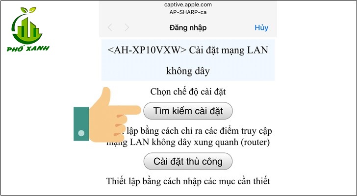 Hướng dẫn chi tiết cách dùng điện thoại để điều khiển máy lạnh Sharp WiFi