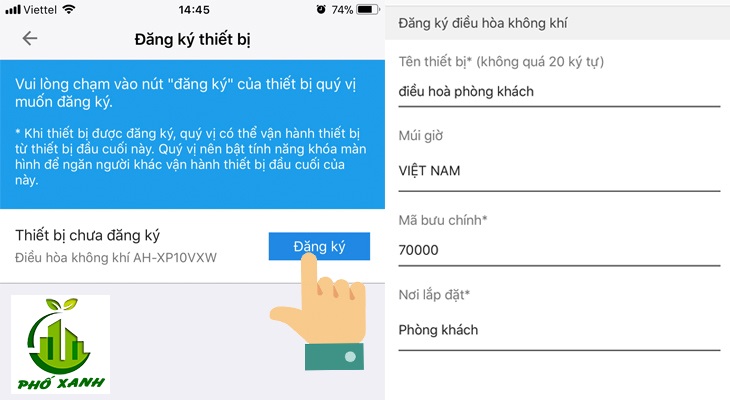 Hướng dẫn chi tiết cách dùng điện thoại để điều khiển máy lạnh Sharp WiFi