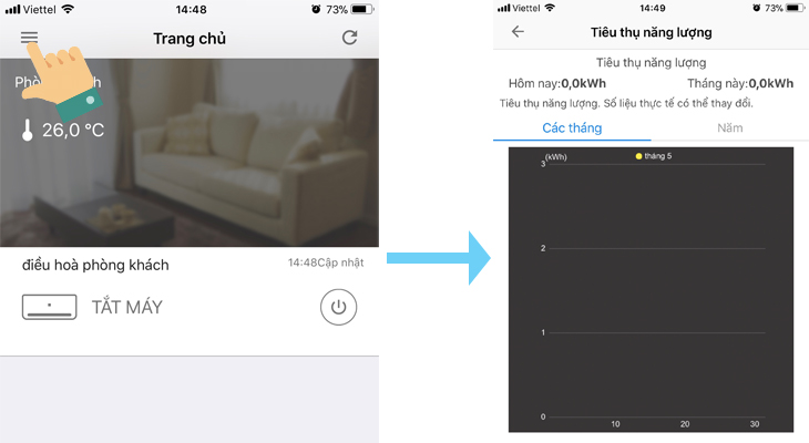 Hướng dẫn chi tiết cách dùng điện thoại để điều khiển máy lạnh Sharp WiFi