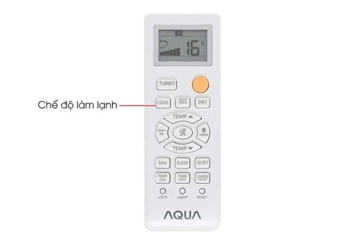 Sử dụng chế độ làm lạnh nhanh trên máy lạnh AQUA