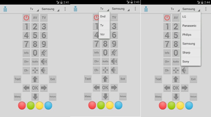 IR Remote Control Điện lạnh Phố Xanh
