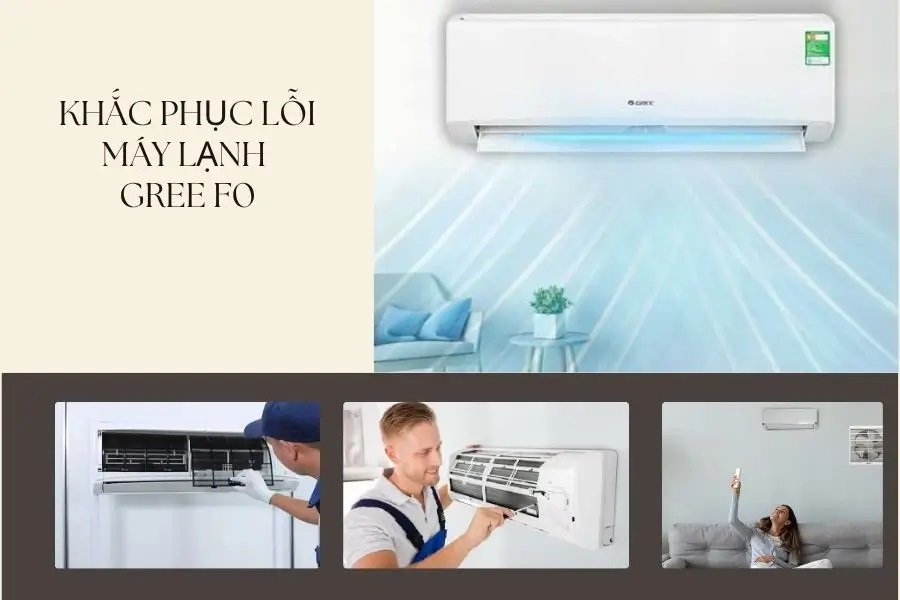 Máy lạnh Gree báo lỗi F0 - Nguyên nhân và cách xử lý