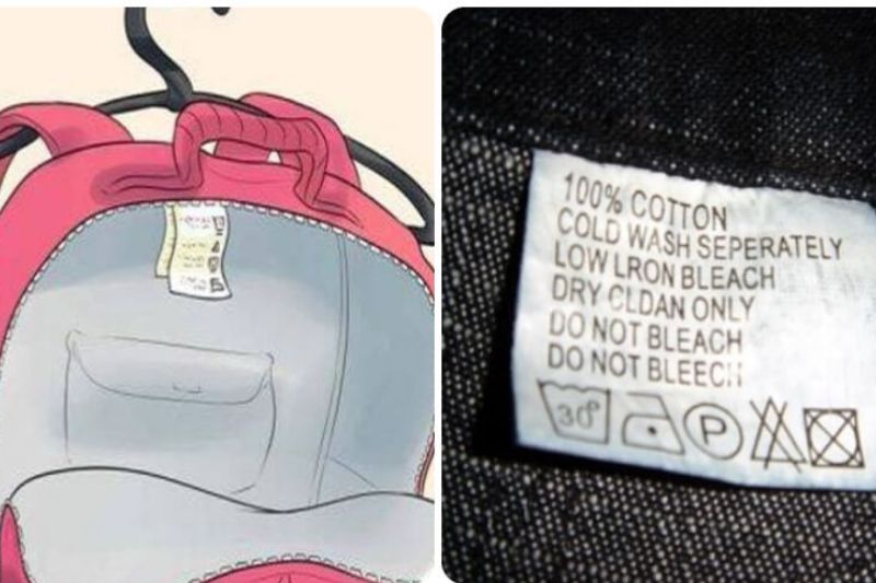 kiểm tra nhãn balo