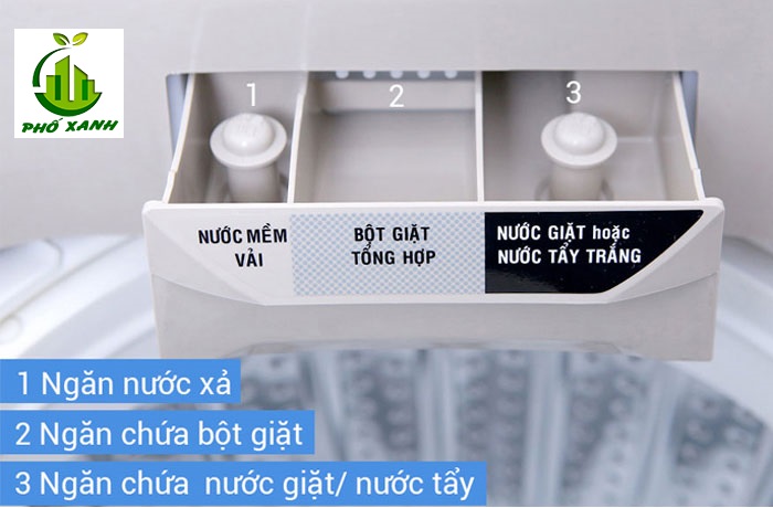 Chia sẻ cách làm sạch ngăn chứa nước giặt và nước xả một cách hiệu quả