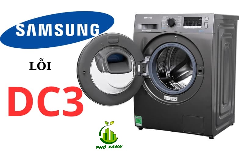 Lỗi DC3 máy giặt Samsung - Nguyên nhân và cách khắc phục