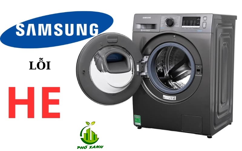 Lỗi HE máy giặt Samsung - Nguyên nhân, cách khắc phục