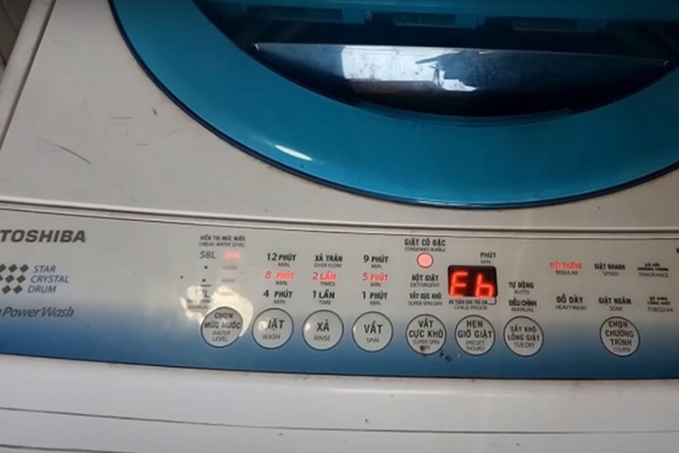 Lỗi Eb Máy Giặt Toshiba - Nguyên Nhân, Cách Khắc Phục